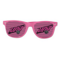 Pink Iconic Sunglasses w/ Pinhole Printed Lens